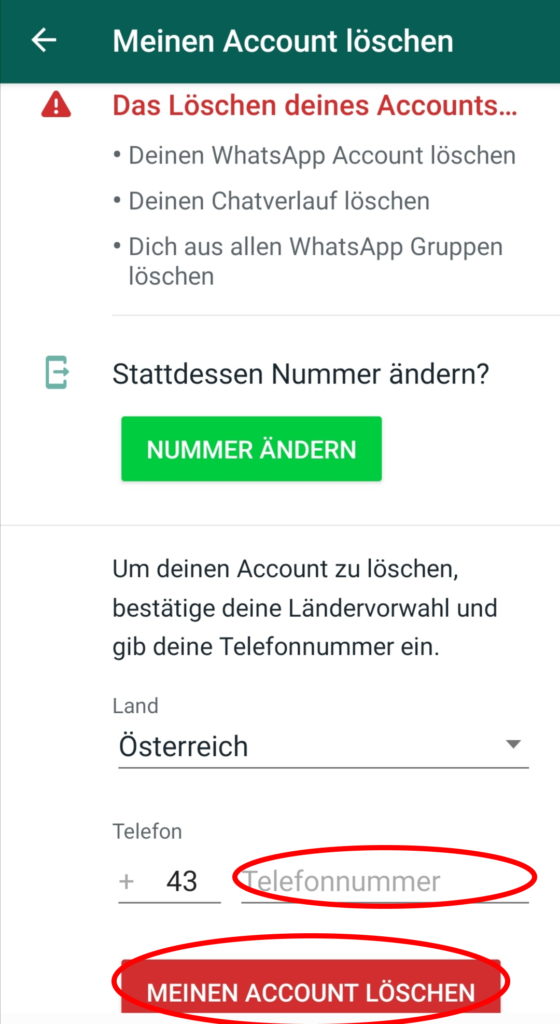 WhatsApp löschen - Schritt für Schritt Anleitung zum Löschen von WhatsApp