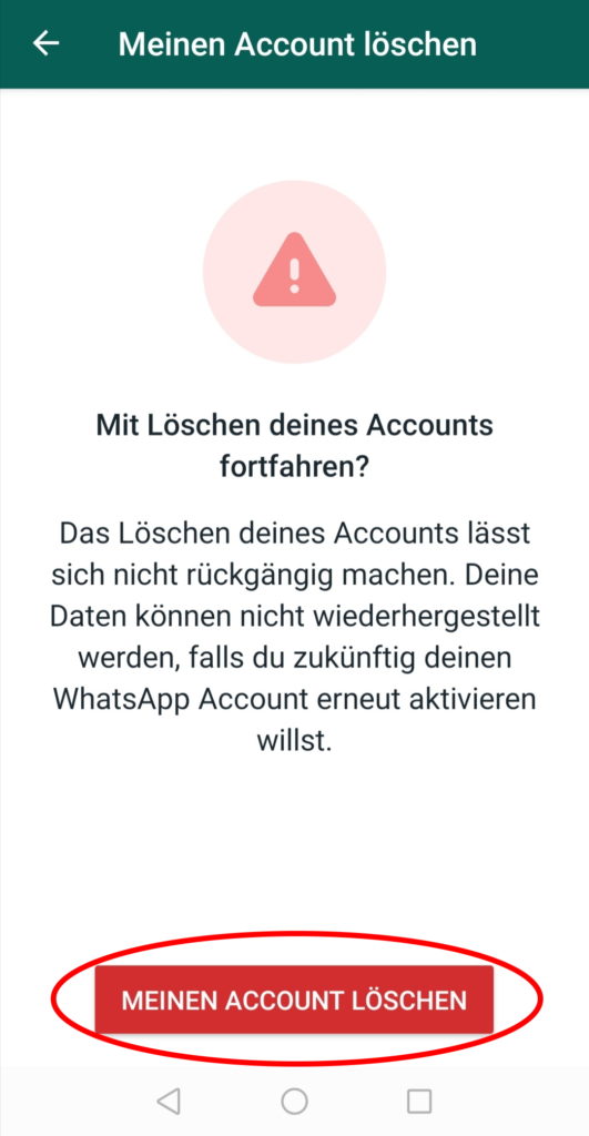 WhatsApp löschen - Schritt für Schritt Anleitung zum Löschen von WhatsApp